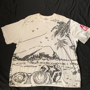Born Fly T-Shirt White 4XL